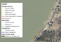 geospatila shoreline management model