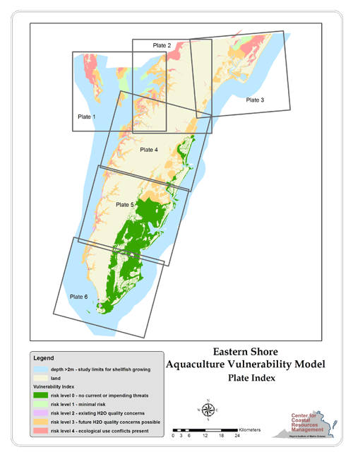eastern shore map plate