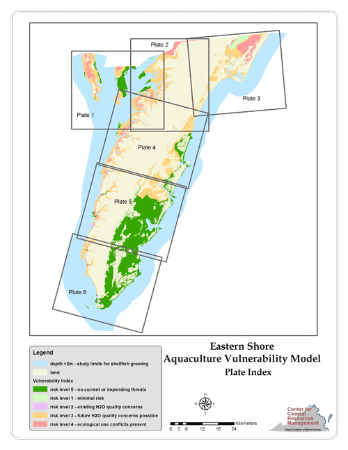 eastern shore map plate