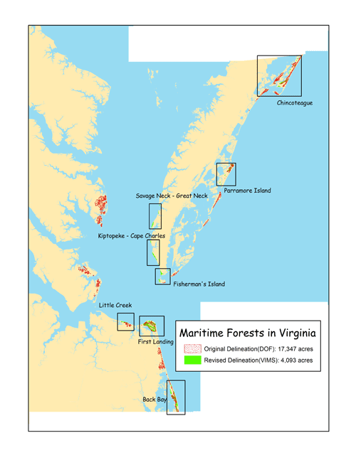 Maritime Forest Locations