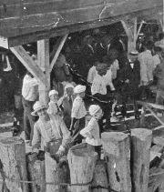 Old Mathews Wharf Scene