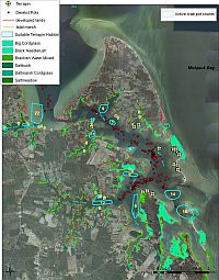 potential habitat on Gwynn's Island